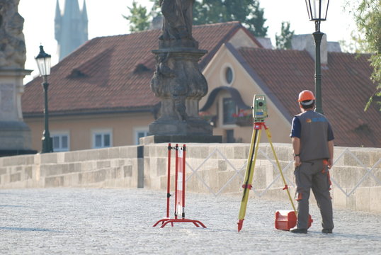 Vermessung der Karlsbr&uuml;cke