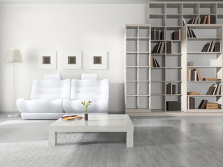 interior of the library