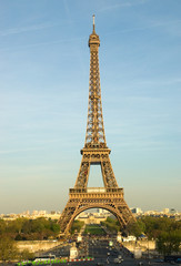 Eiffelturm in der Abendsonne