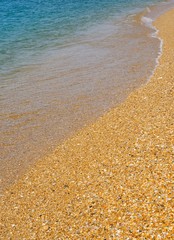 Bretagne, plage de la passe d'Etel