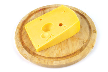 yellow cheese chunk