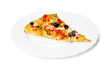 Yummy vegetable pizza