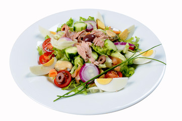 Shrimp salad with sweet dressing