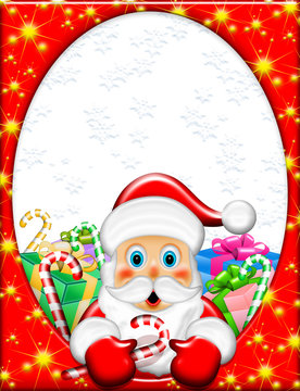 Babbo Natale Sfondo-Christmas Background-Noël Carte