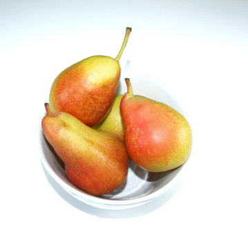 Pears in a bowl