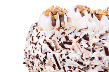 cake isolated on white background