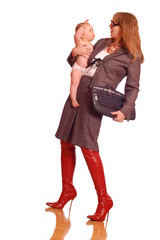 Business woman with Child