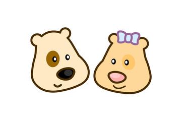 Dog-boy & dog-girl = love