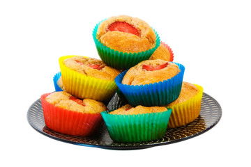Strawberry Muffin Cup Cakes