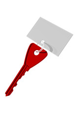 Chiave porta rossa