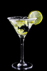 Martini with lime