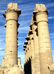 Columns in Temple of Luxor