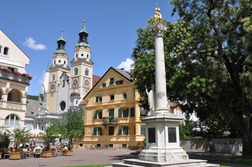 Fototapeta na wymiar Brixen Bressanone Południowy Tyrol