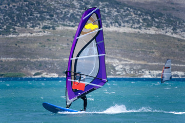 Windsurfing in Alacati, Cesme, Turkey