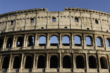 The Colosseum in Rome Italy