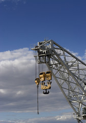 Close up of a crane