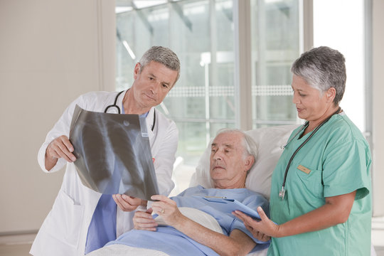 doctor and nurse with patient