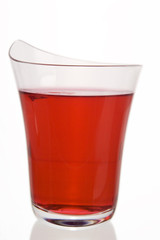 Götterspeise in einem Glas