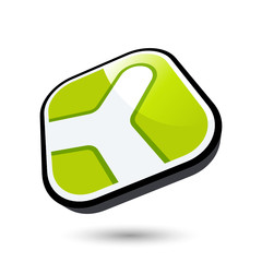 Fototapeta premium abstrakt business zeichen modern