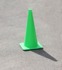 Green Traffic Cone