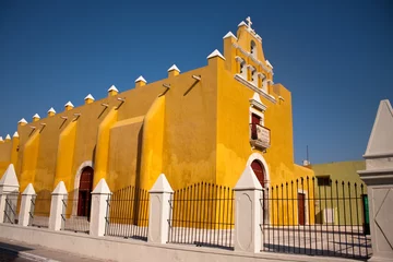 Photo sur Plexiglas Mexique campeche old town church