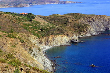 Fototapeta premium Côte vermeille