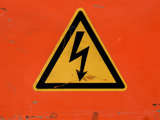 Danger of death Electric shock