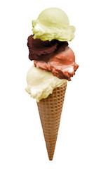 ice cream vanille erdbeer schoko pistazie xxl