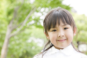 笑顔の女の子