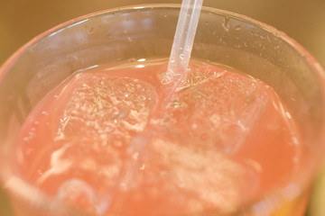 ピンクグレープフルーツジュース