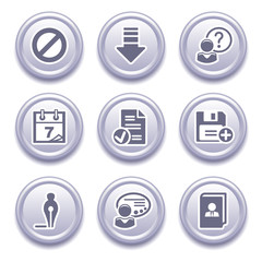 Fototapeta premium Icons for web 2