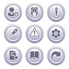 Fototapeta premium Icons for web 6