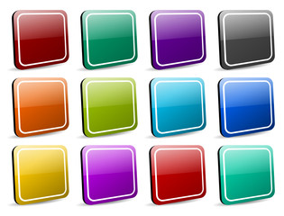 Assorted Coloured Buttons