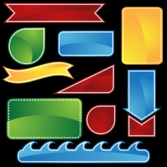 coupon shape set color