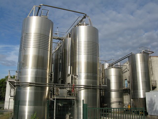 cuves inox de vinification
