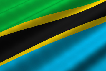 Tanzanian Flag