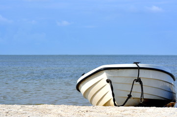 Boot am Strand