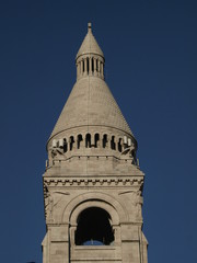 Torre y mirador del Sagrado Corazon en Paris