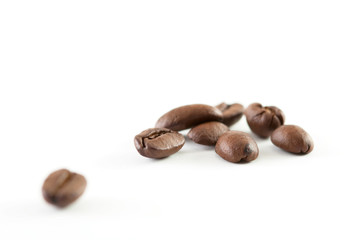 Coffee bean close up