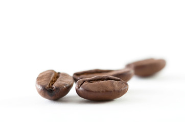 Coffee bean close up
