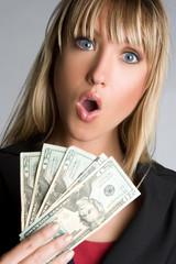 Shocked Money Woman