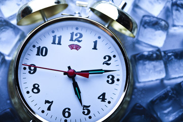 Cold morning & Clock
