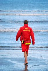Lifeguard on patrol