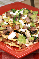 Authentic mexican nachos