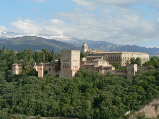 Fototapeta na wymiar Granada-Alhambra Ansicht 05
