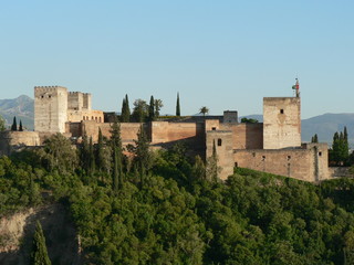 Fototapeta na wymiar Granada-Alhambra Alcazaba