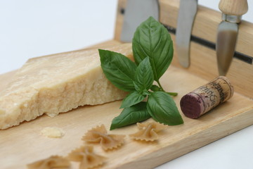 Parmesan und Basilikum