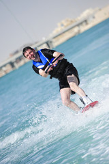 Obraz premium Wakeboarder in action