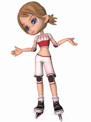 Cute Skater - Toon Figure