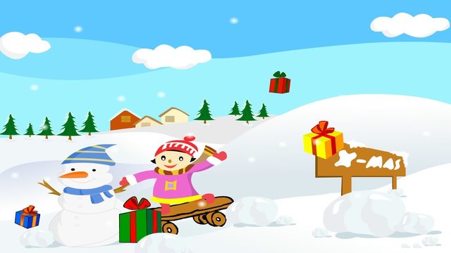 Christmas background animation